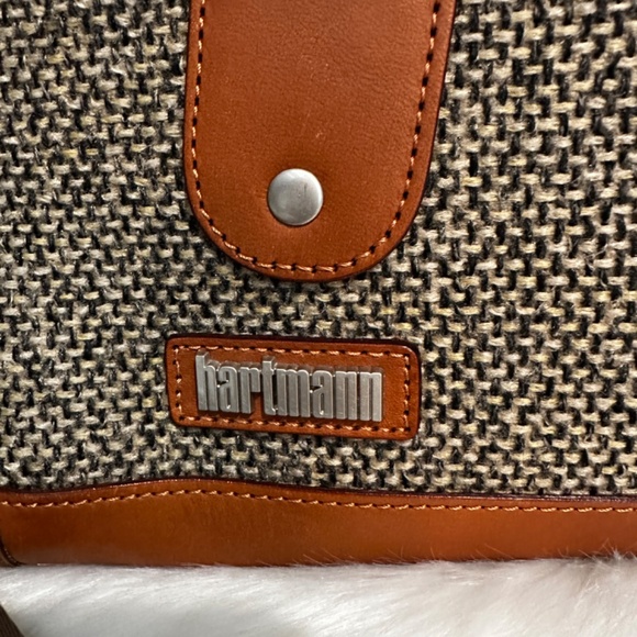 Hartmann Tweed and Leather Briefcase / Satchel (100% authentic) - Picture 5 of 16